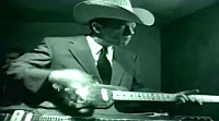 Junior Brown performing 'Highway Patrol'.